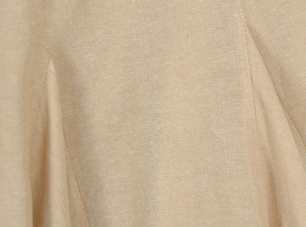 Pure Beige Handkerchief Hem Cotton Mid Length Skirt | Beige | XL-Plus ...