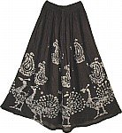 Long Skirt with Mirrors