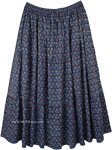 East Bay Plus Size Summer Printed Cotton Skirt