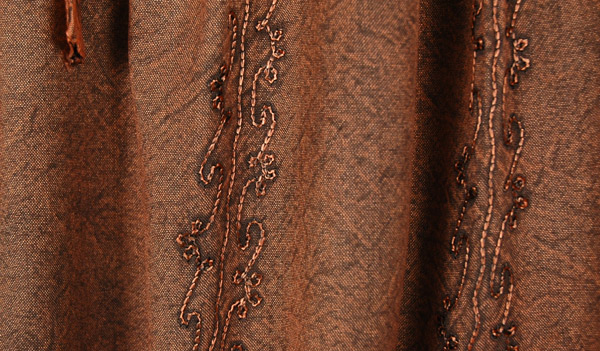 Mid Length Western Chestnut Copper Skirt