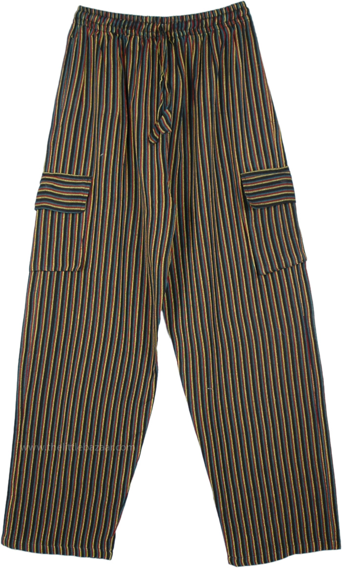 boho striped pants