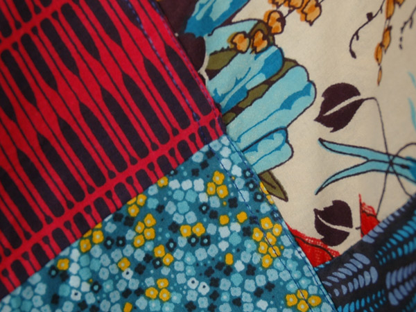 Paris Daisy Bohemian Wrap Around Skirt in Patchwork