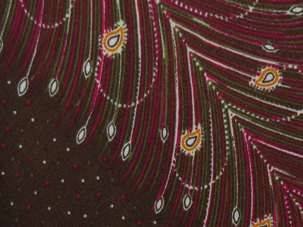 Peacock Harem Pants with Smocked Elastic Waistband