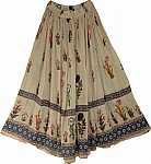 Gypsy Skirt with Floral Print