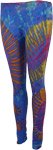 Bon Blue Colorful Soft Tie Dye Stretch Leggings