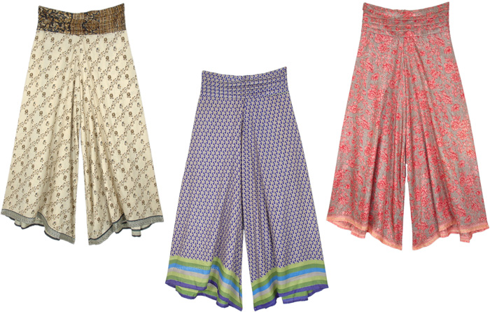 Pleated Wide Leg Trouser - Assorted Pack Of 3