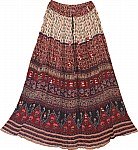 Summer Long Skirt - Floral Print