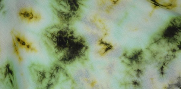 Mint and Chocolate Tie Dye Asymmetrical Summer Skirt