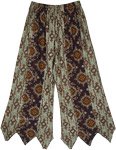 Spooky Charm Wide Leg Gaucho Palazzo Pants