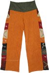 Harvest Hues Hippie Straight Leg Knit Cotton Pants