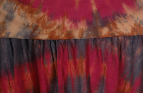 Fiery Blaze Tie Dye Aladdin Pants