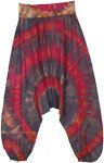 Fiery Blaze Tie Dye Aladdin Pants