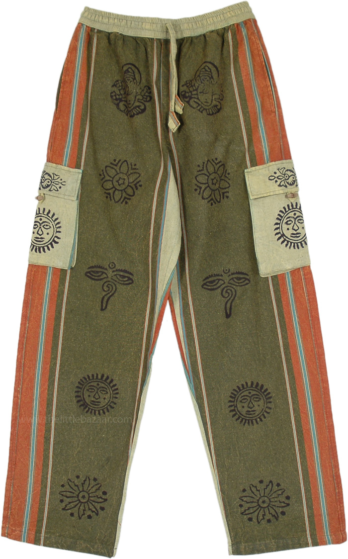 Cotton hippy trousers sale