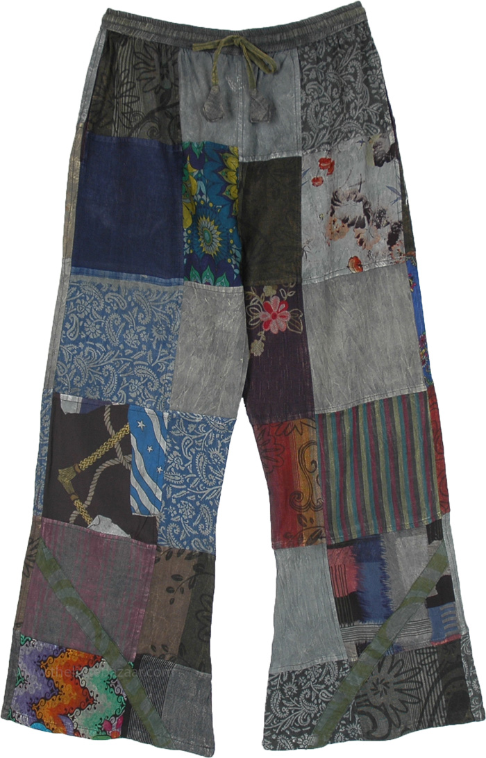 Monsoon Skies Patchwork Street Pants