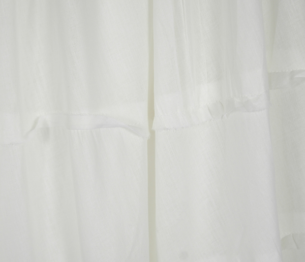 く*ん様 Laubeblanc Cotton Tiered skirt whit Cotton Tiered skirt – L'AUBE BLANC