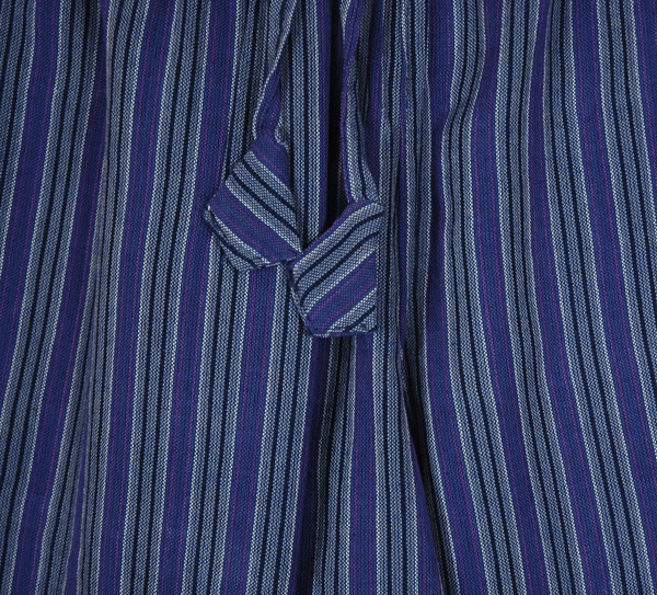 True Blues Striped Cotton Harem Pants