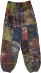 Night Fall Magic Patchwork Harem Pants