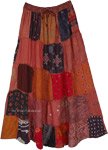 indian Masala Dreams Patchwork Long Skirt
