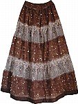 Bohemian Style Sequin Skirt