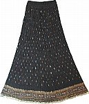 Crinkle Summer Long Skirt