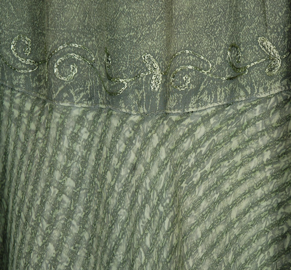 Jade Green Medieval Style Gypsy Long Skirt