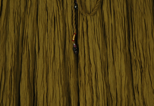 Kumera Crinkled Cotton Full Skirt with Pocket