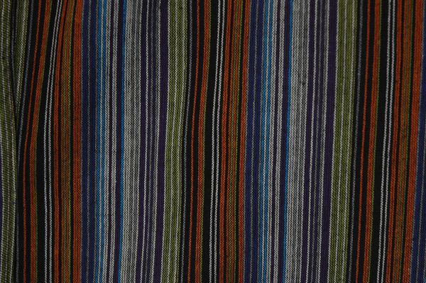 Suburban Chic Striped Cotton Pants with Pockets