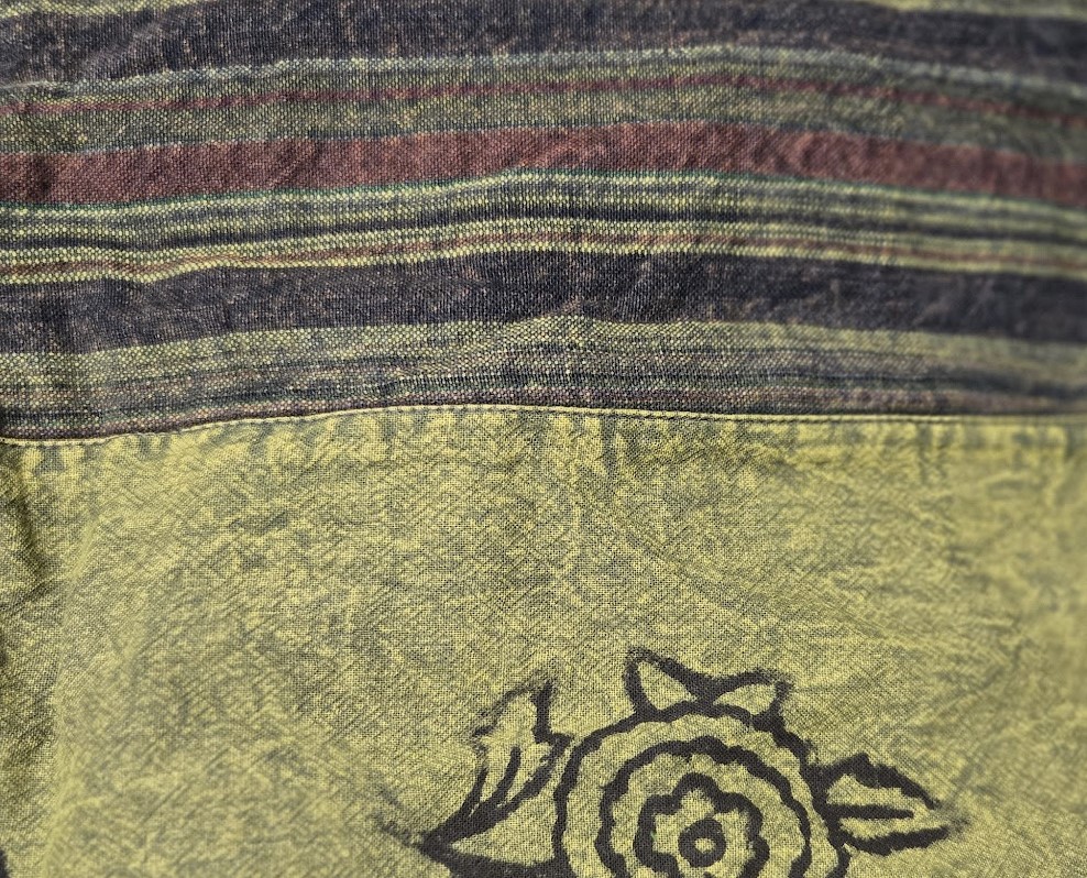 indie Green Bohemian Harem Yoga Pants