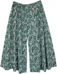 Sea Green Paisley Flow Palazzo Pants