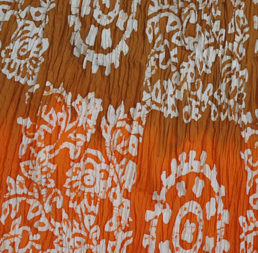 Batik Print Cotton Skirt