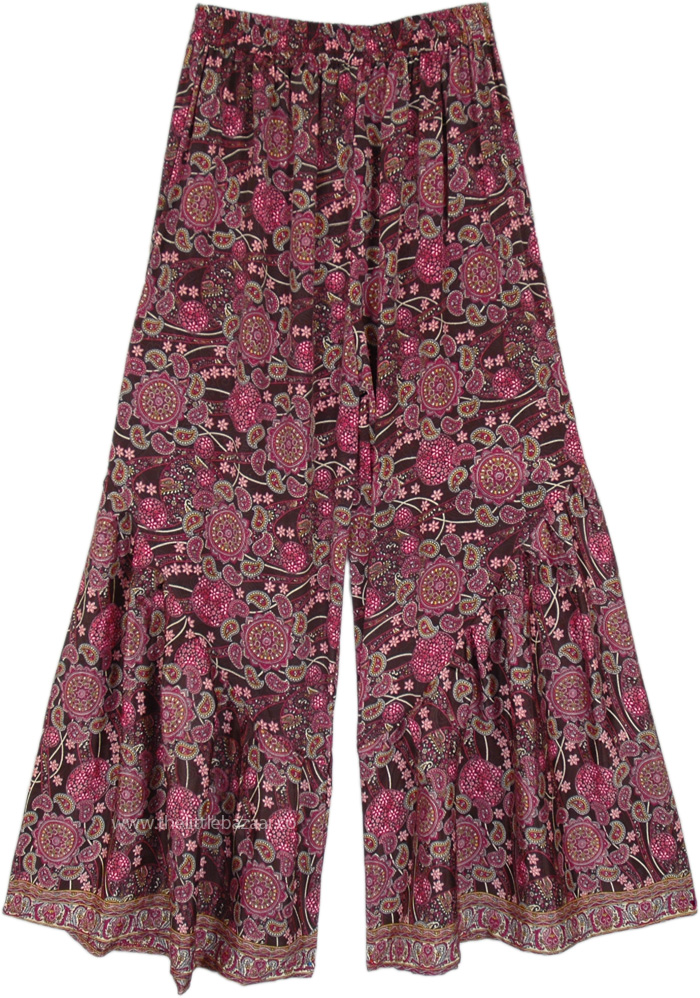 Purple sales flowy pants