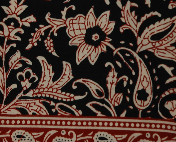 Black Nebula with Paisley Cotton Pants