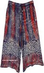 Navy Sand Wide Leg Long Casual Pants