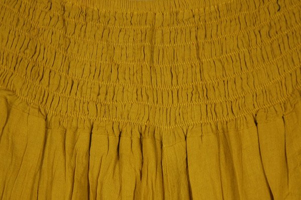 Tuscan Sun Wide Leg Shirred Waist Palazzo Pants