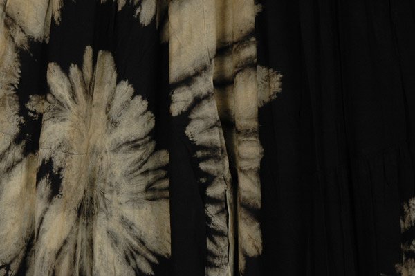 Ebony and Ivory Tie Dye Swirl Tall Harem Pants