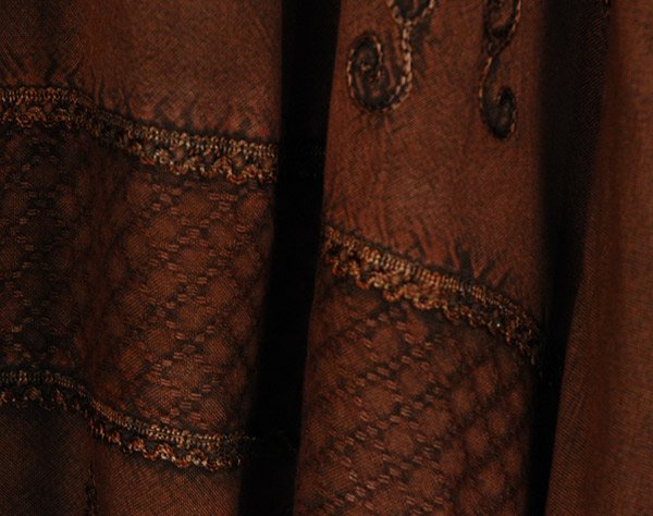 Beetle Brown High Low Renfaire Aesthetic Skirt