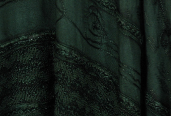Avocado Green Medieval Western Long Maxi Skirt