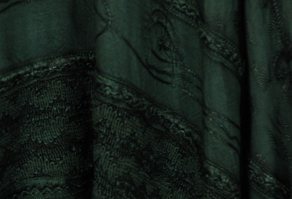 Avocado Green Medieval Western Long Maxi Skirt