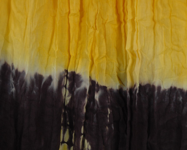 Hope and Grace Yellow Tie Dye Cotton Skirt