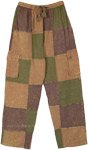 Desert Mirage Bohemian Patchwork Box Pocket Pants