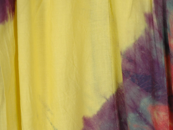 Yellow Lily Tie Dye Harem Trousers