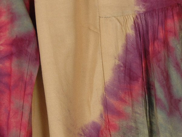 Rose Beige Tie Dye Harem Trousers