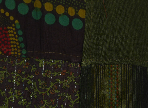 Good Green Hippie Patchwork Cotton Pants