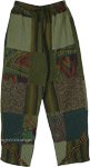 Good Green Hippie Patchwork Cotton Pants