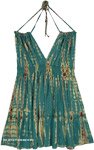 Ethereal Casal Halter Summer Tie Dye Sundress