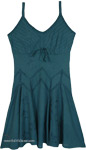 Green Moon Selenophile Cotton Dress