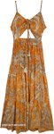 Plus Size Earth Magic Rayon Maxi Dress with Floral Embroidery