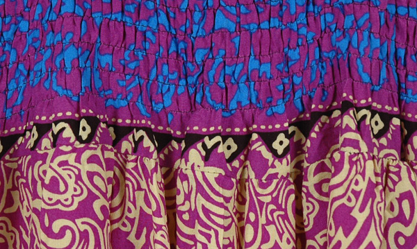 Plum Bohemian Print Dress