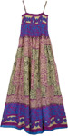 Plum Bohemian Print Dress