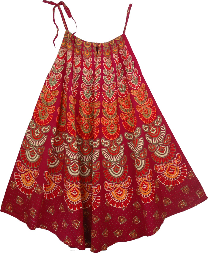 Shiraz Print Cotton Cover Dress